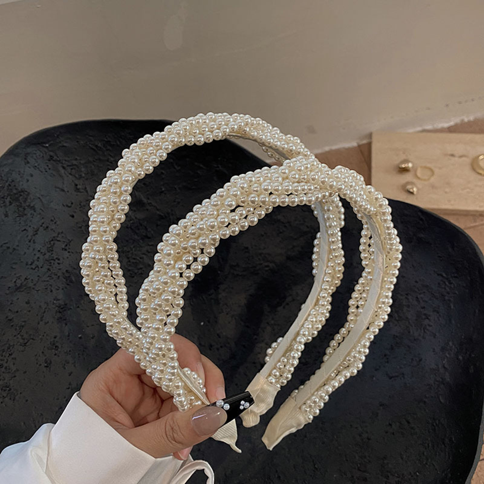 Wedding Supply Store - Bando mutiara elegan untuk wanita, aksesori