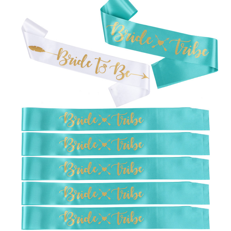 Bride Tribe Sash - 1Set Selempang Suku Pengantin untuk Pernikahan