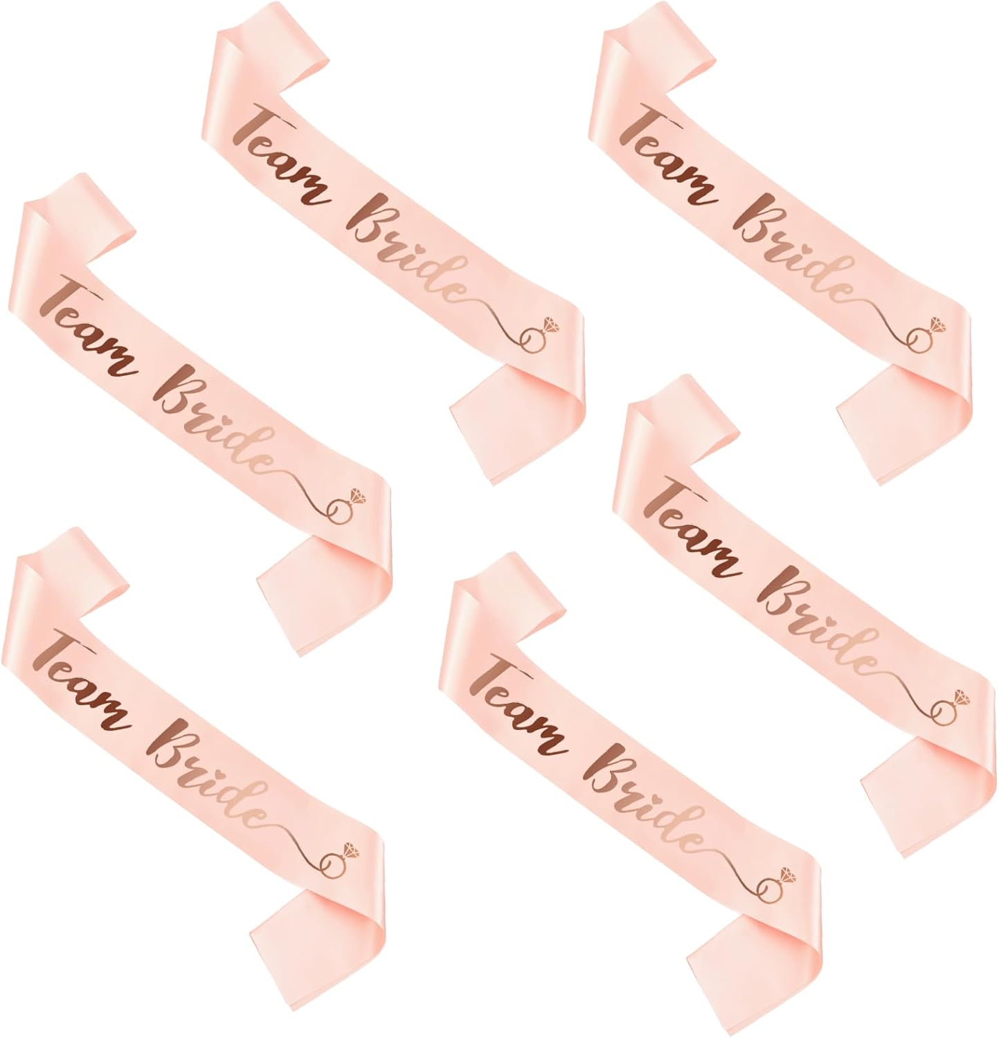 Bride Tribe Sash - Sash Tim Pengantin, 6 Sash Tim
