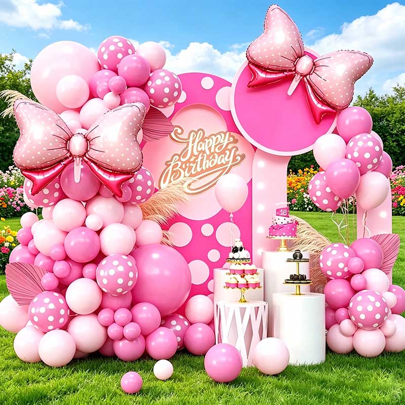 Wedding Day Supply Kit - 99 Buah Balon Foil Minnie Pita