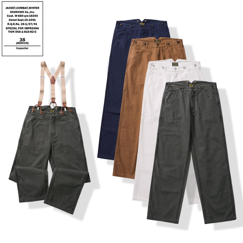 Wedding Job - 12Oz 100% Katun Pria Kanvas Convertible