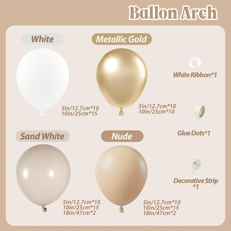 102pcs Balon Lateks Putih Pasi - Wedding Day Supply Kit ulasan dan harga