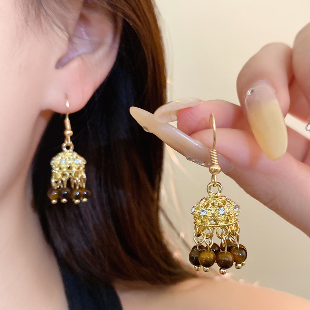 Anting Gantung Berbentuk Lonce - Indian Wedding Supply ulasan dan harga
