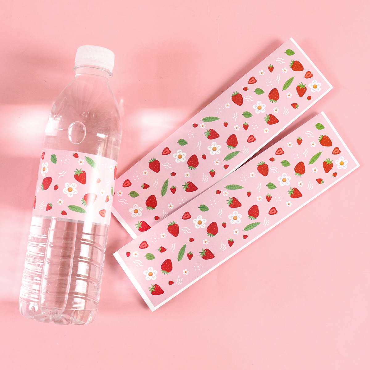 10 Buah Label Botol Air Strobe - Wedding Water Supply ulasan dan harga