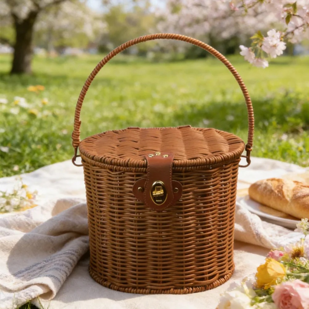 Keranjang anyaman tangan denga - Wedding Hampers ulasan dan harga