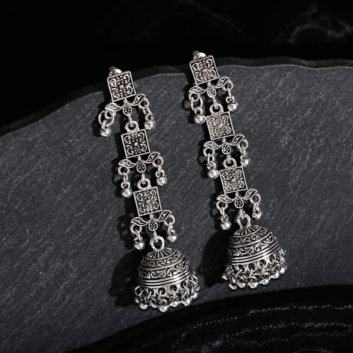 Anting Jhumka Turki Warna Pera - Indian Wedding Supply ulasan dan harga
