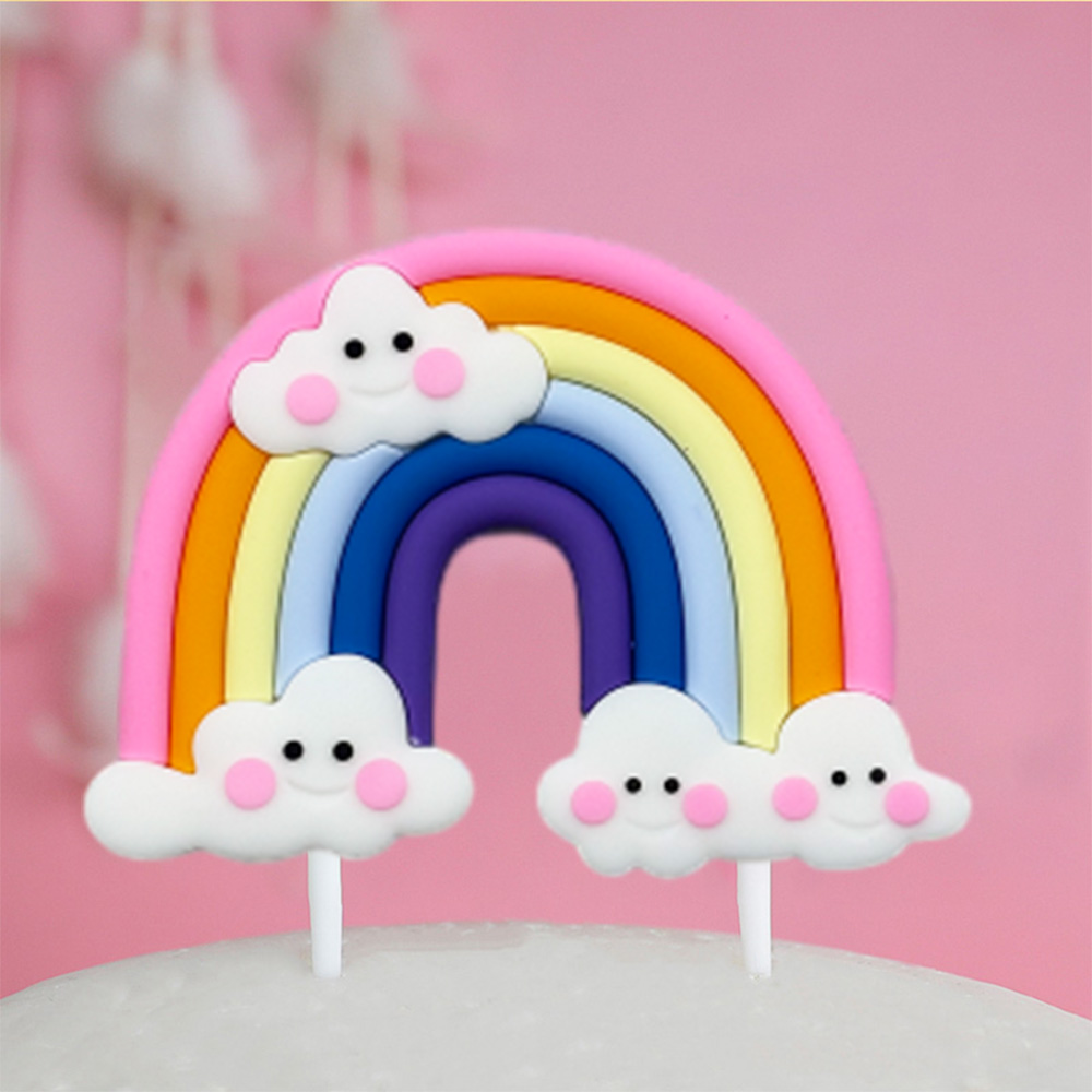 Topper Kue Pelangi Tema Unicor - Wedding Day Supply Kit ulasan dan harga