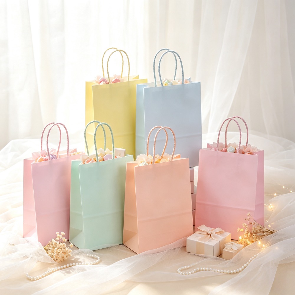 6-24 Pcs Tas Kado Kertas Kraft - Wedding Event Supply ulasan dan harga