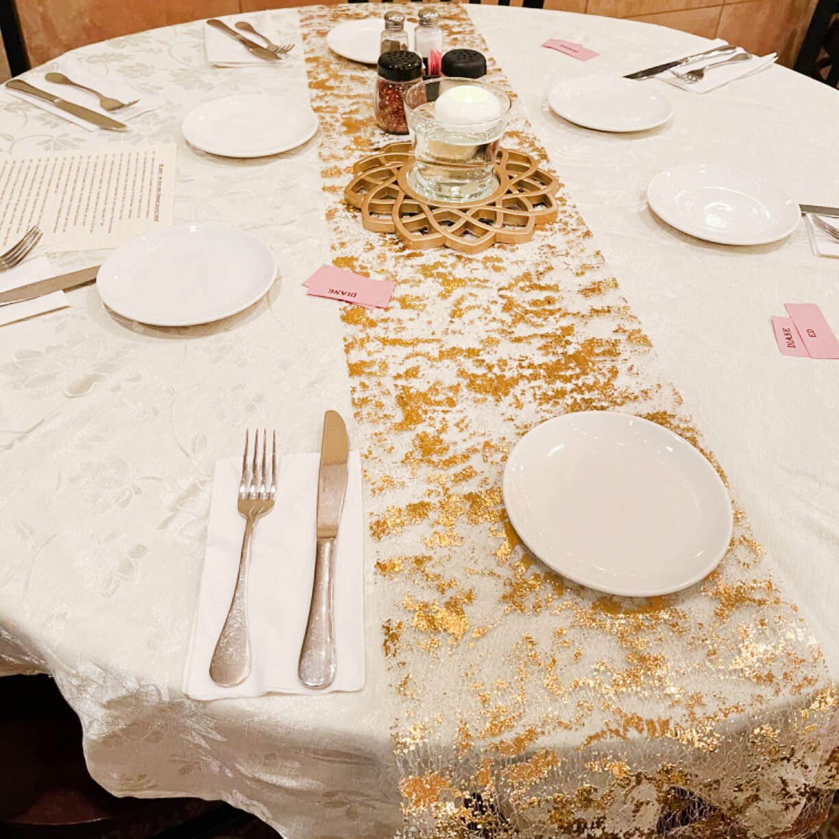 Taplak meja tipis metalik berk - Table Runner Sequin ulasan dan harga