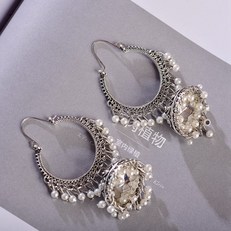 Perhiasan Jhumka India Baru un - Indian Wedding Supply ulasan dan harga
