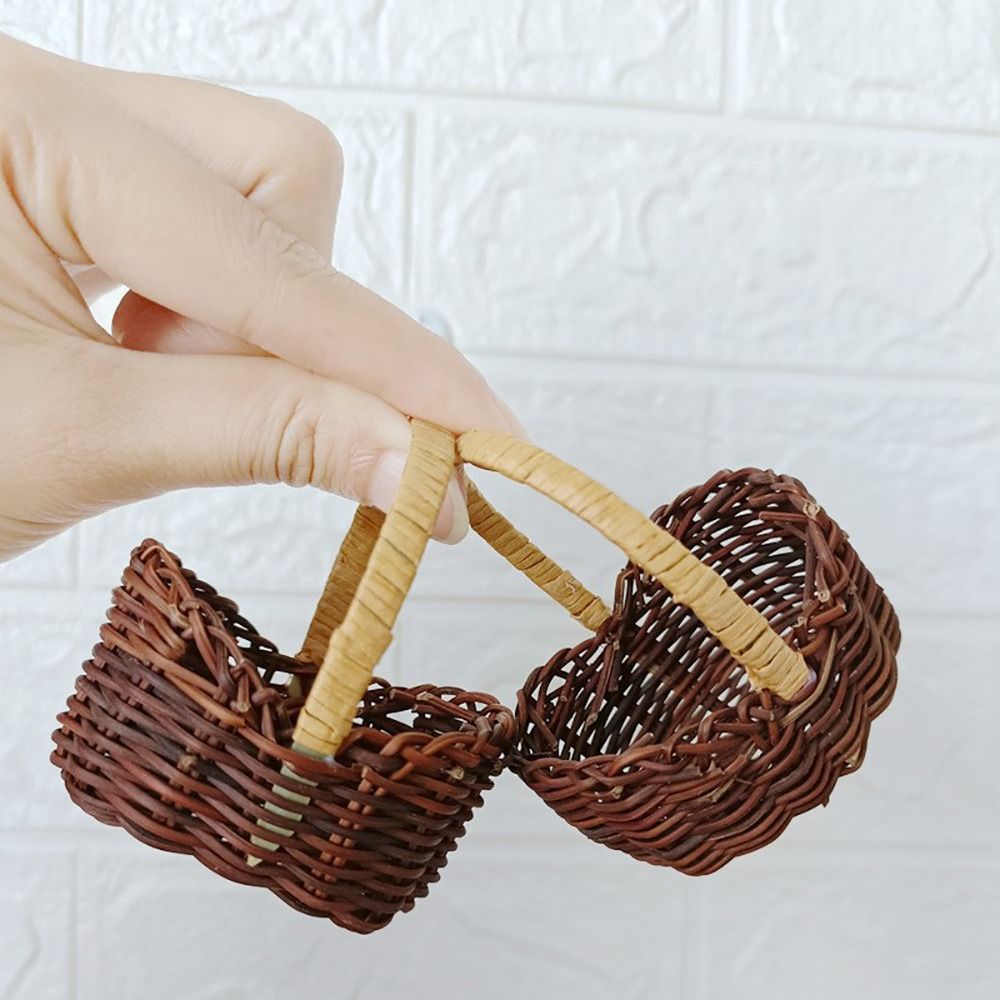 Keranjang bunga kepang Mini, d - Wedding Hampers ulasan dan harga