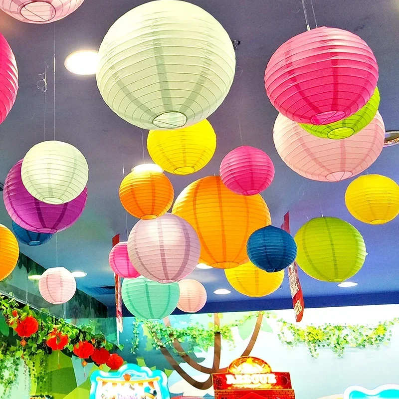Lentera Kertas Cina Multiwarna - Wedding Event Supply ulasan dan harga