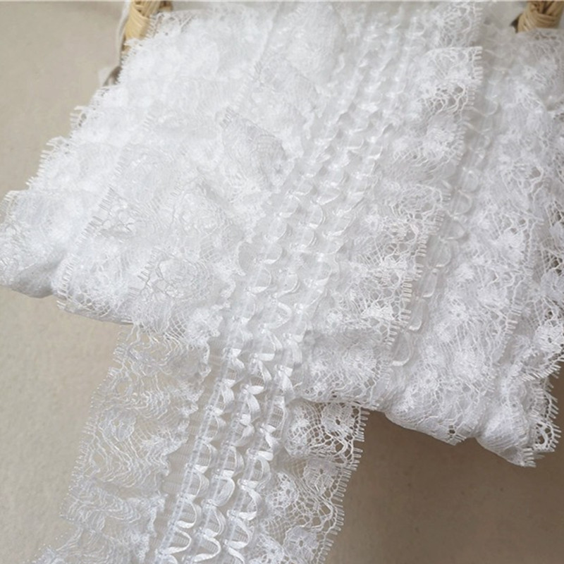6.5CM Indah Putih Bordir Renda - Wedding Water Supply ulasan dan harga