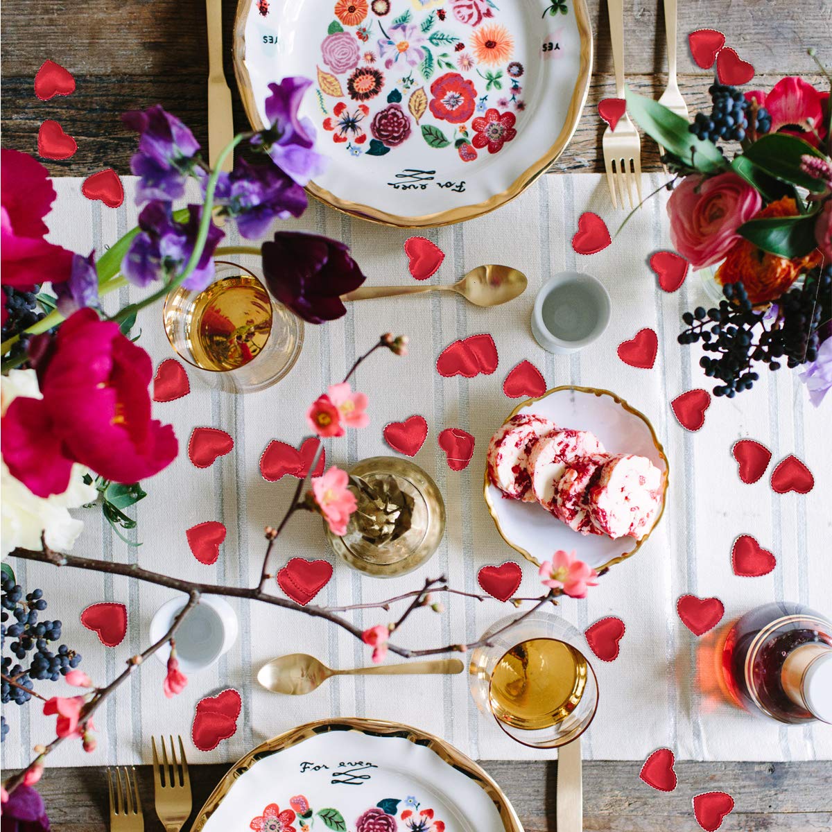 Hari Valentine 200 buah kain e - Wedding Hampers ulasan dan harga