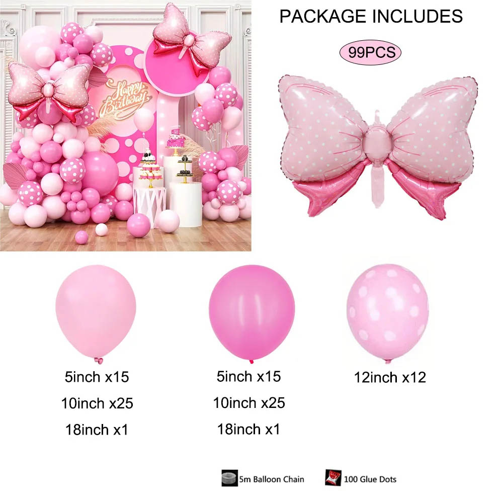 99 Buah Balon Foil Minnie Pita - Wedding Day Supply Kit ulasan dan harga