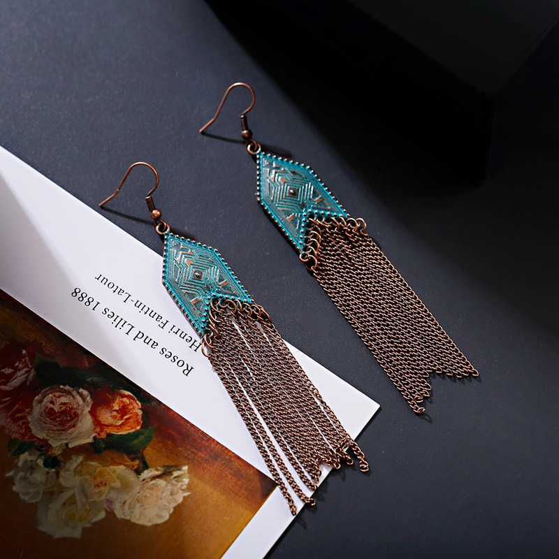 Anting-anting Jhumka rantai pa - Indian Wedding Supply ulasan dan harga